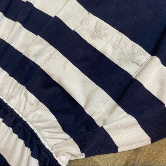 Armani Exchange Navy Striped Dress Size Large Coastal Nautical - Picture 6 of 6